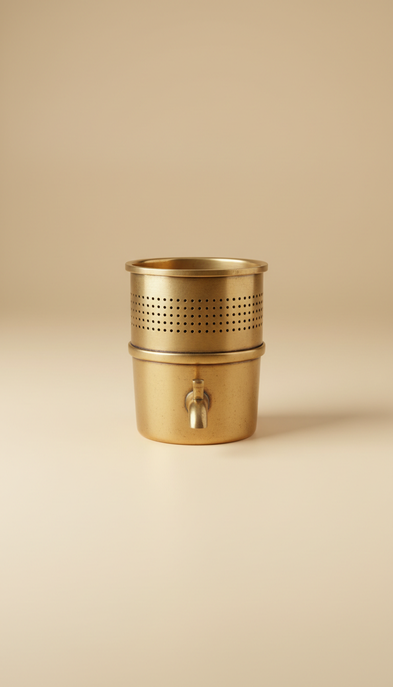 South Indian Brass Coffee Filter